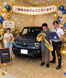 【祝ご納車】新車クロスビーご納車！！！